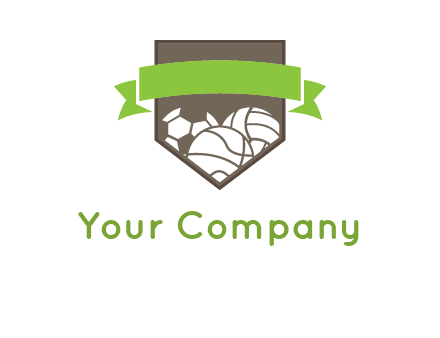 balls in shield logo