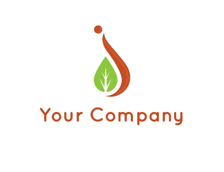 letter J with leaf logo