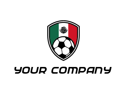 soccer inside mexico shield Logo