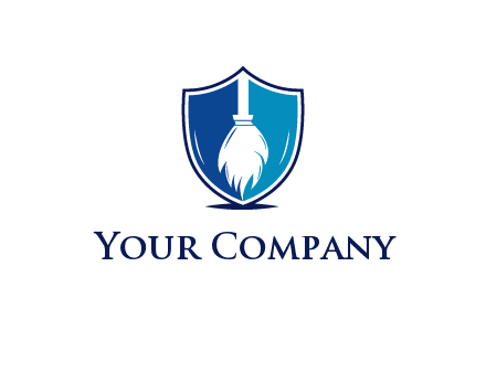 head of mop logo for cleaning services