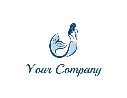 spa logo showcasing a mermaid