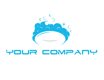 negative spacing soap bar with bubbles and stars