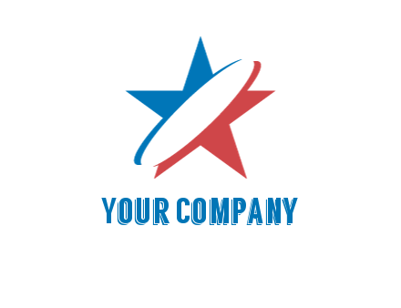 star with swooshes in middle