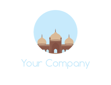 mosque in circle shape