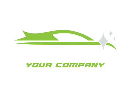 abstract car with sparkle