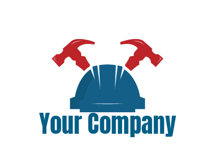 hammers with construction helmet