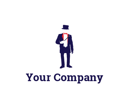 faceless magician game logo