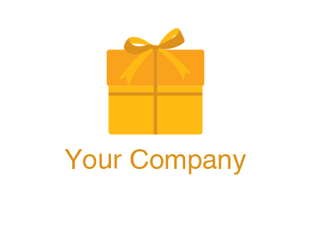 present box with bow on top icon