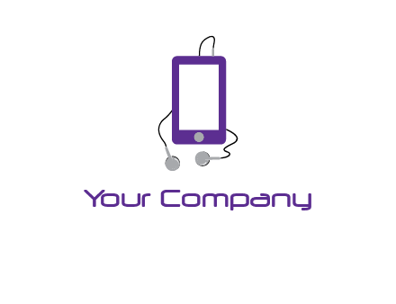 mobile with headphone icon