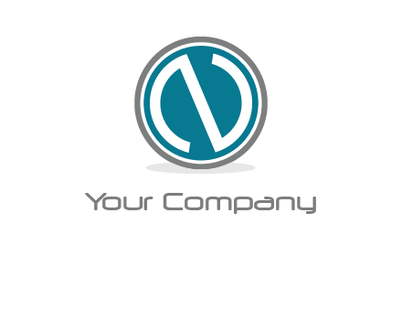 Letter N in a circle logo