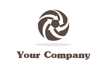 arrows in circle finance logo